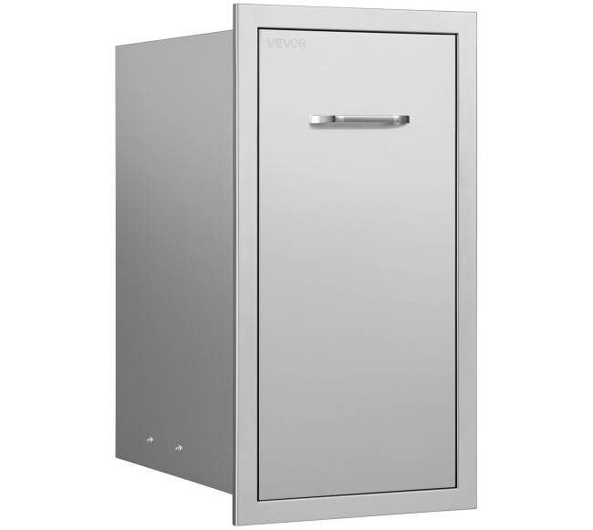 Lauko šiukšlių stalčius nerūdijančio plieno0