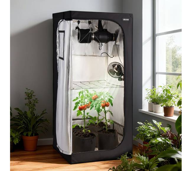 Vidinis augimo palapinės rinkinys su šviesa7