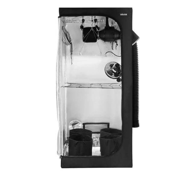 Vidinis augimo palapinės rinkinys su šviesa8