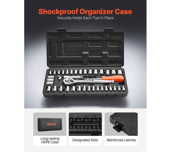 39 dalių galvučių ir terkšlės komplektas4