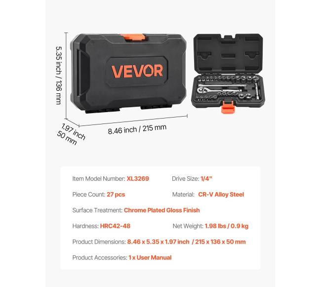 27 dalių rinkinys su terkšle ir galvutėmis6