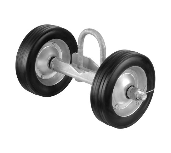 Stumdomų vartų rinkinys 6 colių slankiojantys ratukai9