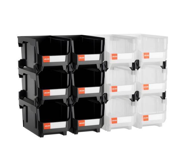 Plastikinės sandėliavimo dėžutės 37.7 x 21.5 x 18 cm8