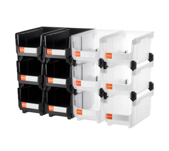 Plastikinės sandėliavimo dėžutės 37.7 x 21.5 x 18 cm9