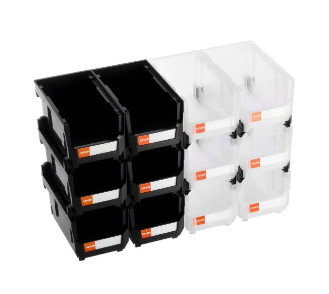 Plastikinės sandėliavimo dėžutės 37.7 x 21.5 x 18 cm10