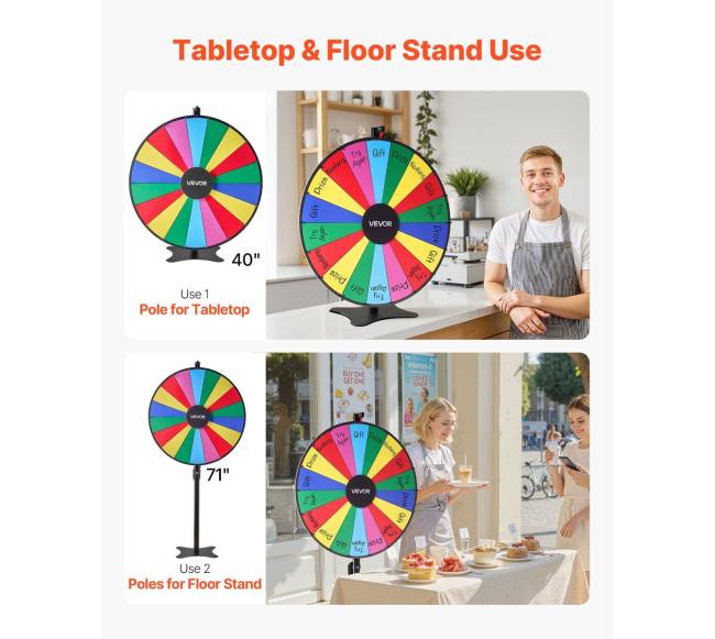 914 mm prizininko rato rinkinys su stovu1