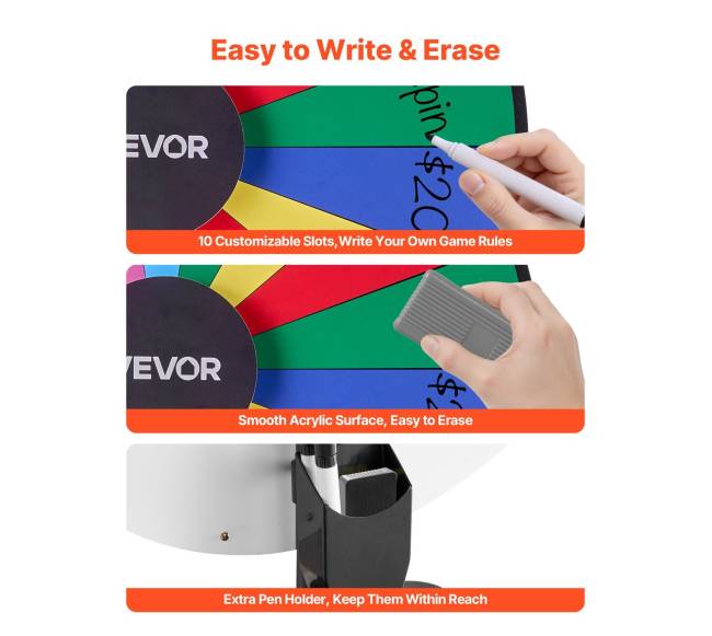 914 mm prizininko rato rinkinys su stovu4