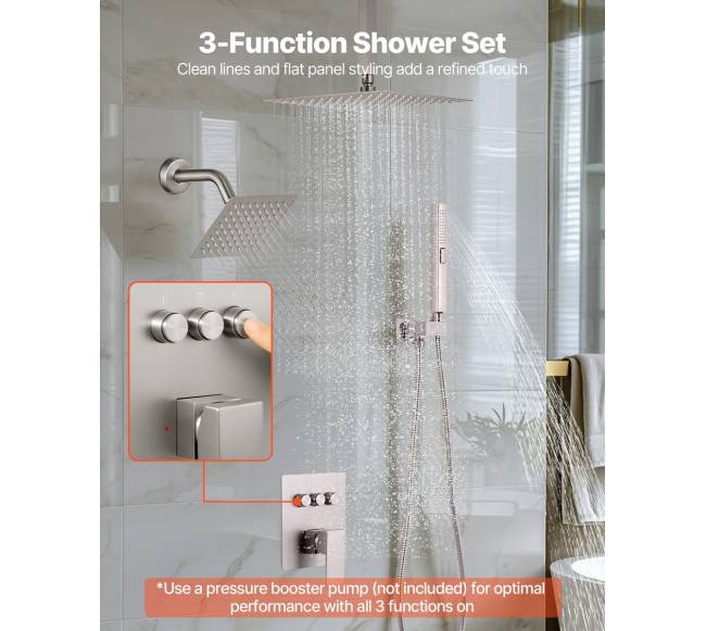 Dušo maišytuvo komplektas su rankiniu purkštuvu1