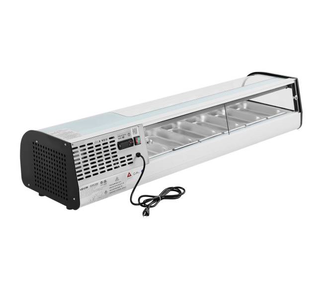 Sushi vitrina su šaldytuvu, 62 L komercinė9