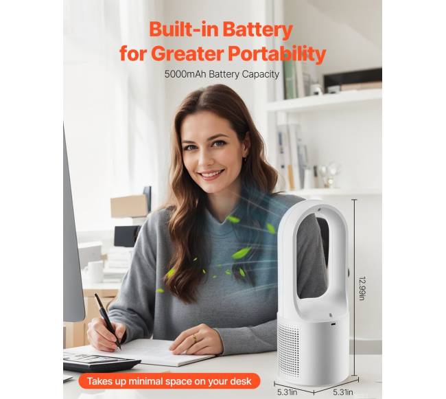 Bekratinis stalo ventiliatorius, 33 cm, 6 greičiai3