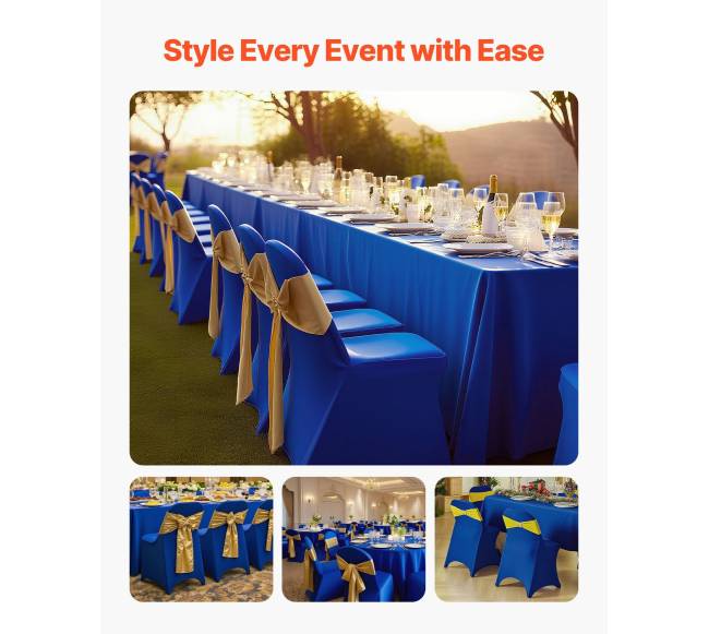 50 mėlynų kėdžių užvalkalų rinkinys vestuvėms1