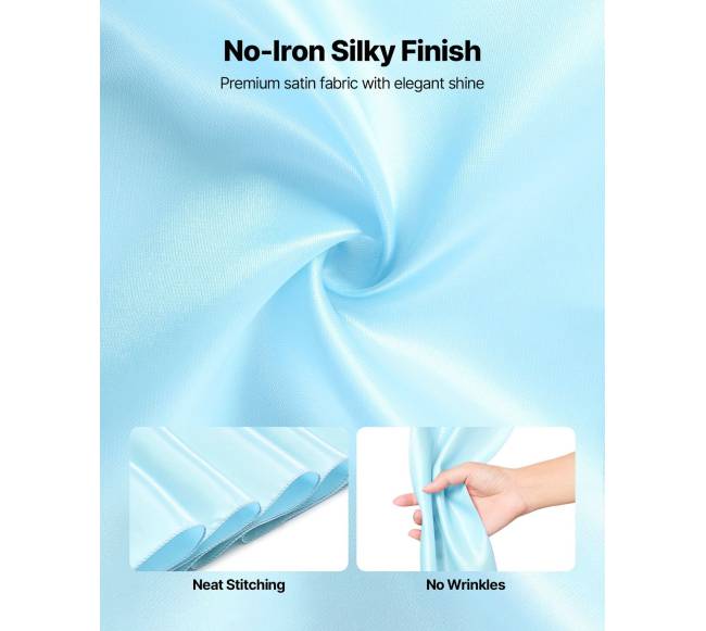 Satininės kėdės juostos mėlynos 100 vnt.2