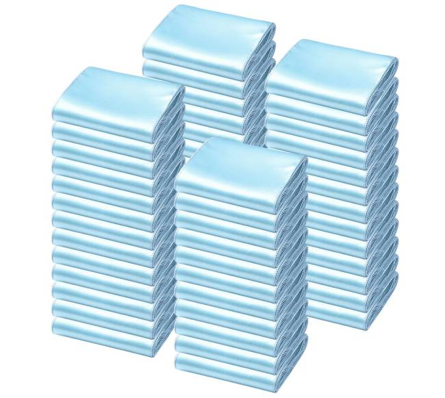 Satininės kėdės juostos mėlynos 100 vnt.8