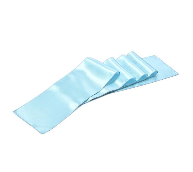 Satininės kėdės juostos mėlynos 100 vnt.10