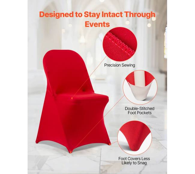 50 raudonos kėdžių užvalkalai, elastiniai5