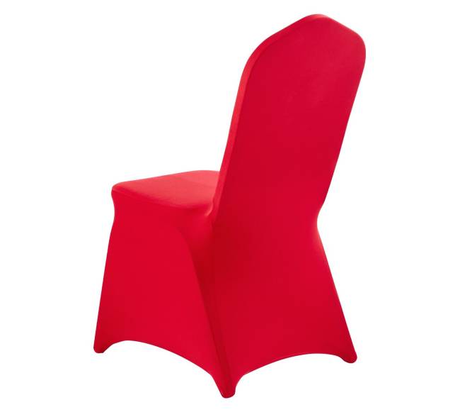 Raudonos elastinės kėdės užvalkalai, 50 vnt.10