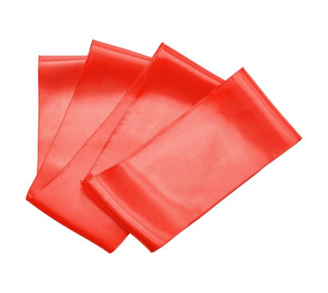 Satino kėdžių kaspinai, 100 vnt, raudoni9