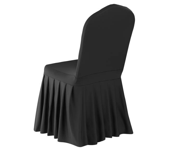 30 juodų kėdžių užvalkalų komplektas10