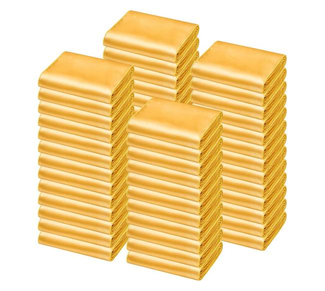 Auksinės satino kėdžių kaspinas 100 vnt8