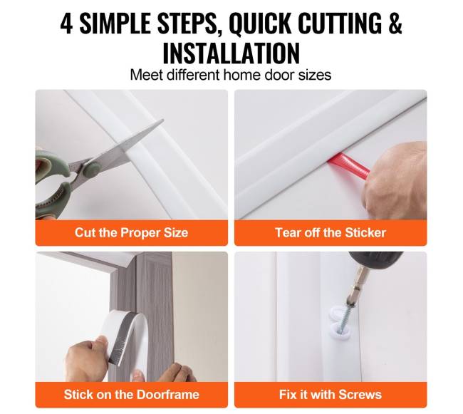 Garažo durų viršutinės ir šoninės sandarinimo juostos 10.36 m5