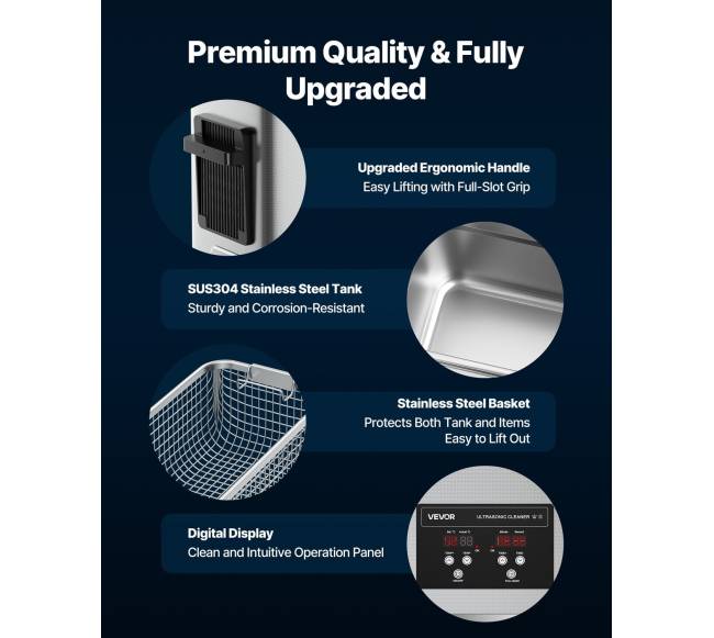 6L ultragarso valytuvas su krepšiu ir ekranu4