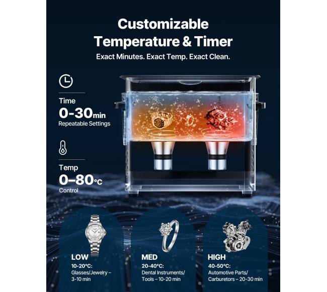 6L ultragarso valytuvas su krepšiu ir ekranu5