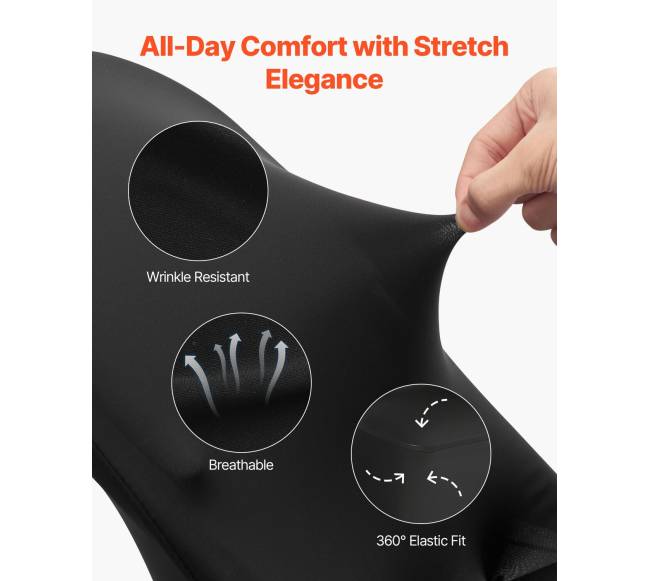 150 vnt juodos kėdės užvalkalai2