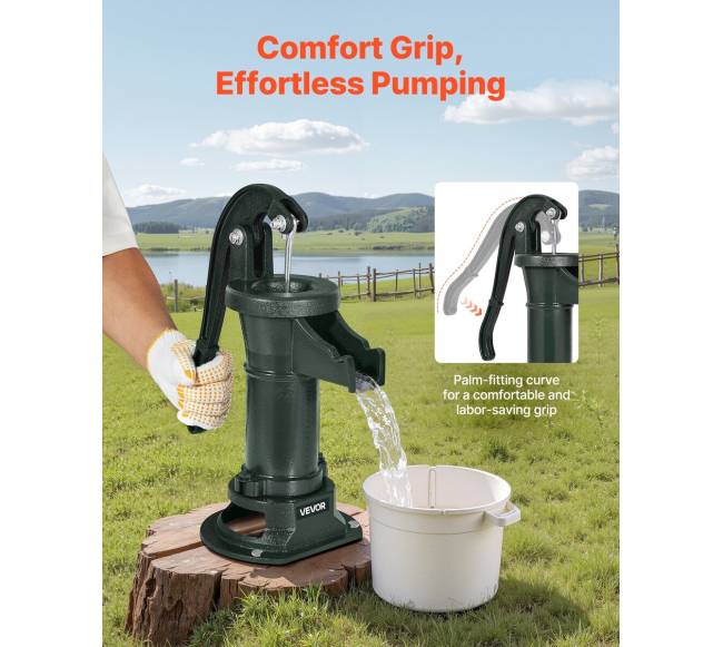 Šulinių rankinis siurblys 7,6 m3