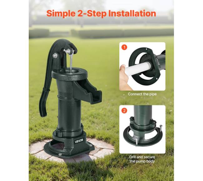 Šulinių rankinis siurblys 7,6 m4