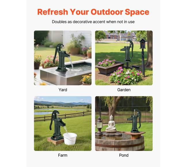 Šulinių rankinis siurblys 7,6 m5