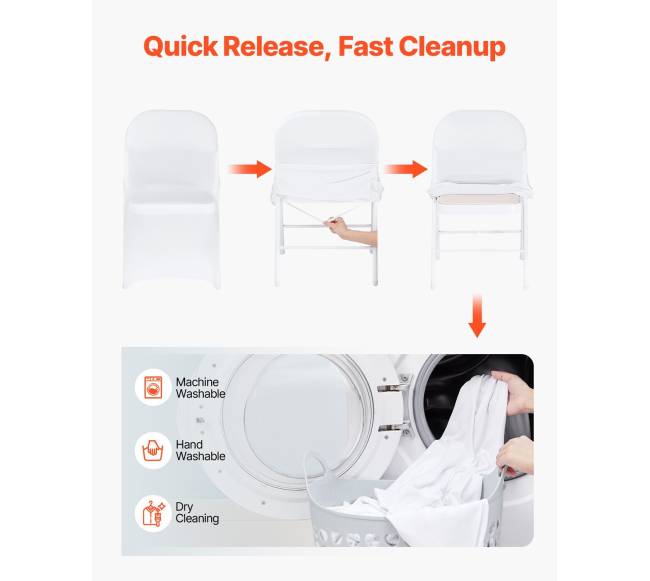 150 vienetų baltos kėdės užvalkalai4