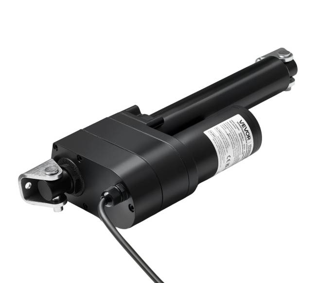 12V linijinis pavaros įtaisas, 150mm eiga, 9000N8