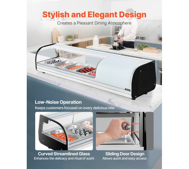 šaldytuvas vitrina sušiui, 52 l, komercinė4