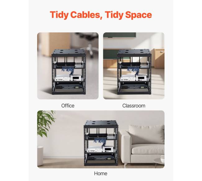 12U atviras tinklo stovas, 585 mm5