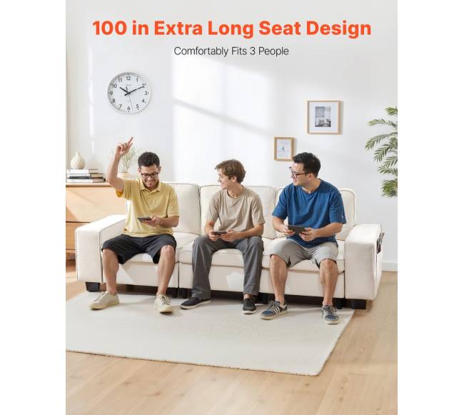 Baltas sofa su vieta daiktams apačioje1