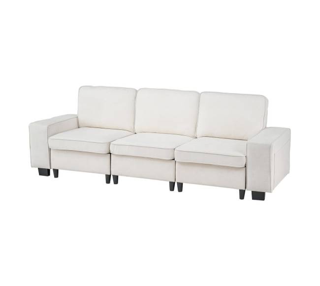 Baltas sofa su vieta daiktams apačioje9