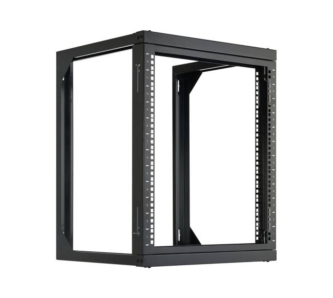 12U sieninis serverių stovas, 68 kg talpumas, atviras rėmas9