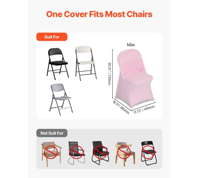 50 vnt. rožinės tinkamojo kėdės užvalkalai3