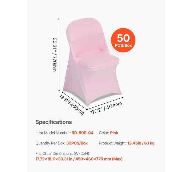 50 vnt. rožinės tinkamojo kėdės užvalkalai6