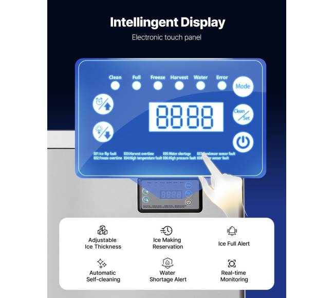 Ledo gaminimo mašina restoranams ir kavinėms4