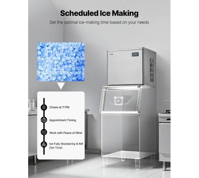 Ledo gaminimo mašina restoranams ir kavinėms5