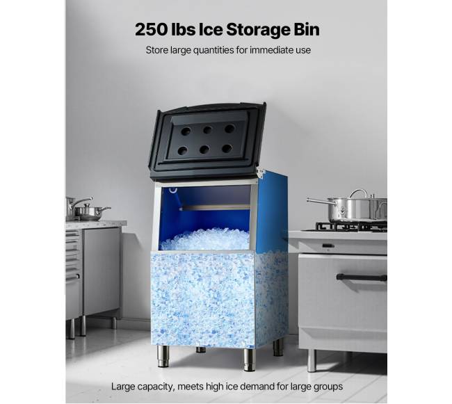 Komercinė ledo saugojimo dėžė su 113 kg talpa2