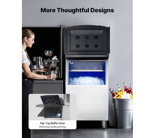 Komercinė ledo saugojimo dėžė su 113 kg talpa4