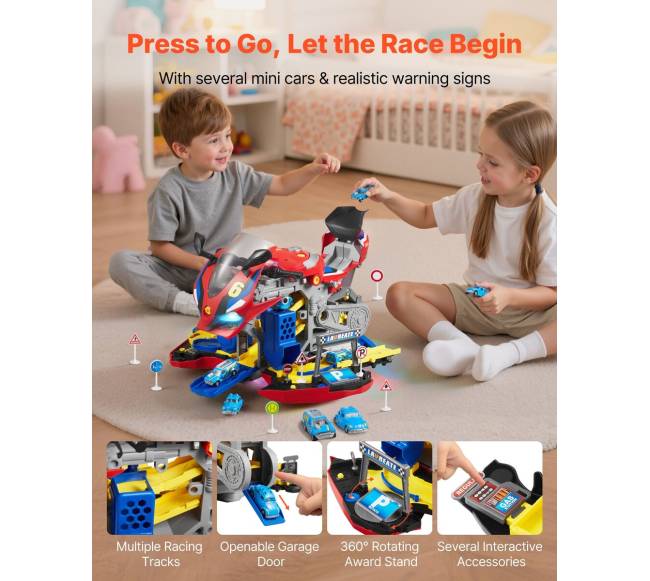 Žaislinis motociklo variklis su šviesomis ir garsais4