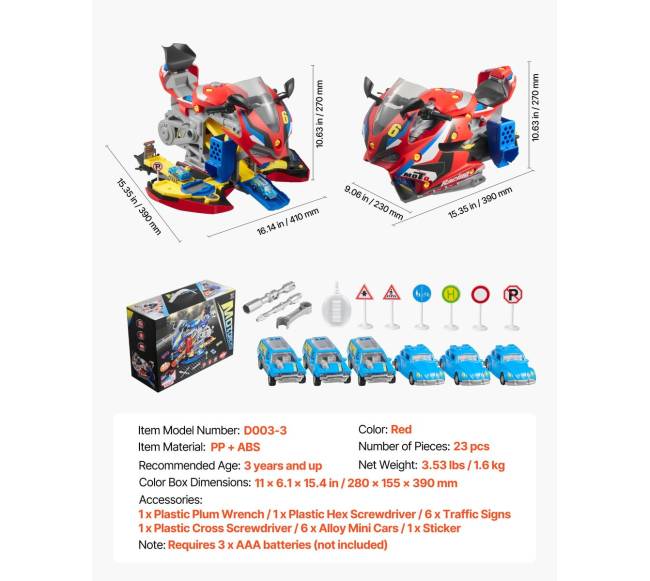 Žaislinis motociklo variklis su šviesomis ir garsais6