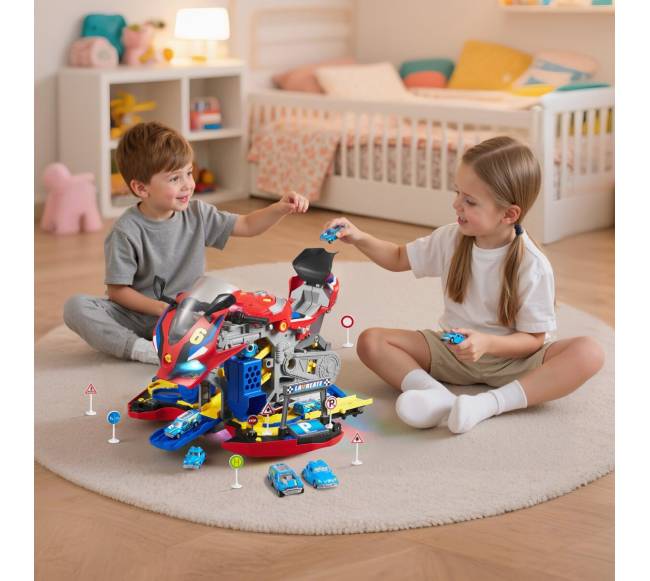 Žaislinis motociklo variklis su šviesomis ir garsais7