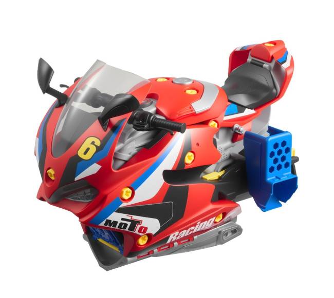 Žaislinis motociklo variklis su šviesomis ir garsais10