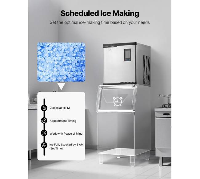 Komerciška ledo mašina restoranams ir barams5