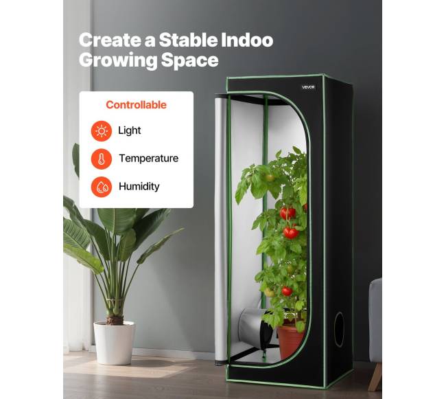 Vidaus augimo palapinė, 60 x 60 x 180 cm1