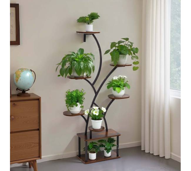 Kambarinė augalų lentyna su apšvietimu7